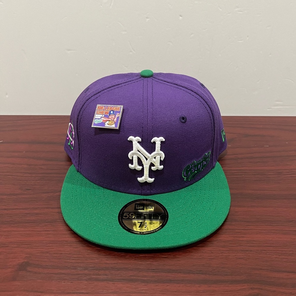 New Era x Big League Chew, 59Fifty Fitted Hat, New York Mets, Grape